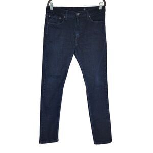 Levi's Jeans Men's 512 Size 32 x 32 Dark Wash Blue Denim Stretch